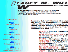 Tablet Screenshot of laceymwilliams.com